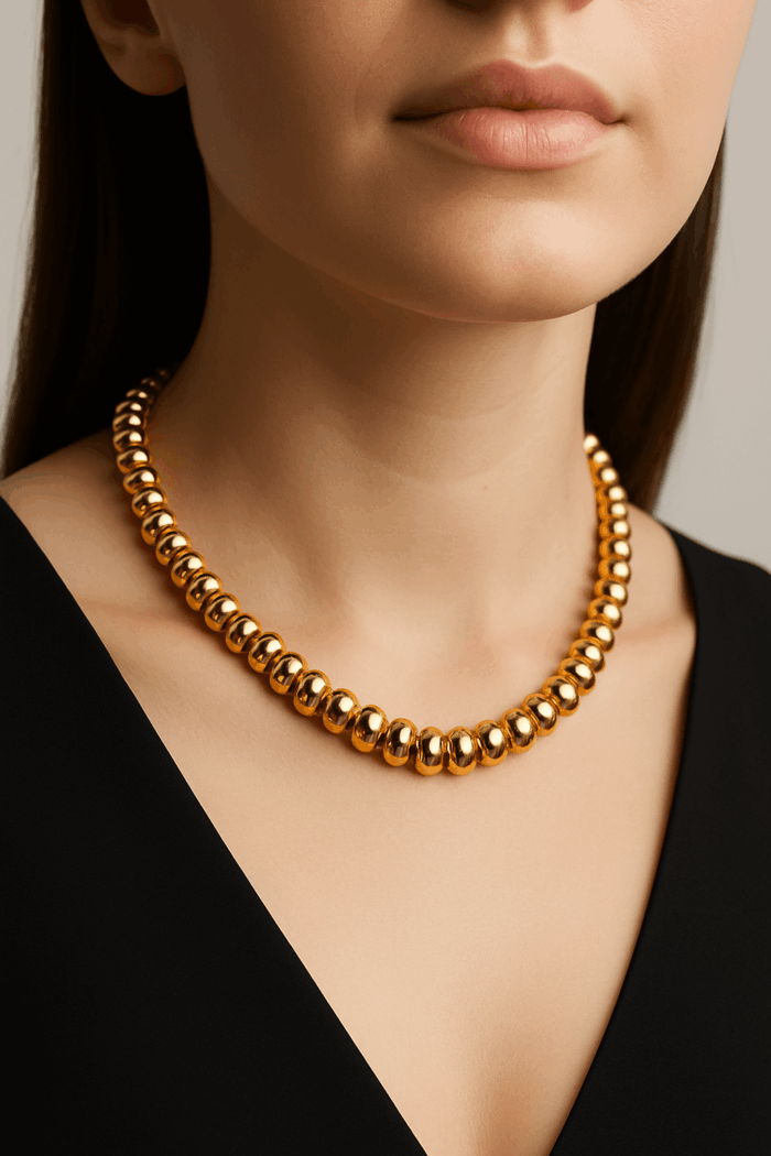 Colar Maxi Dourado - Imagem 2
